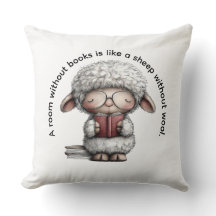 Mouton Fantaisiste Lisant un Livre