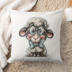 Coussin Mouton Mignon Fantaisiste