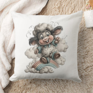 Coussin Moutons Mignons Fantaisistes