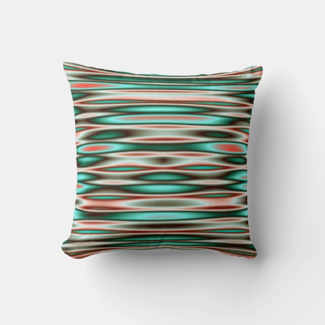 Coussin Mouvement Géométrique Moderne (Recto)