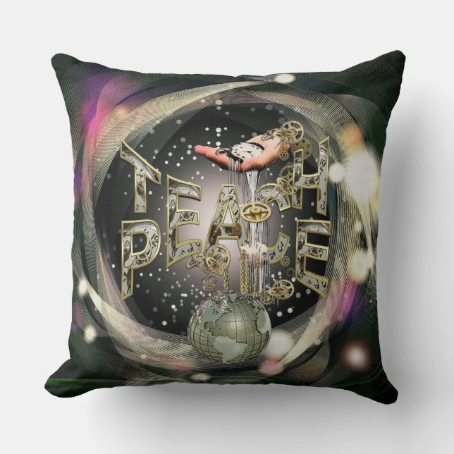 Coussin Mouvement pour la paix (Recto)