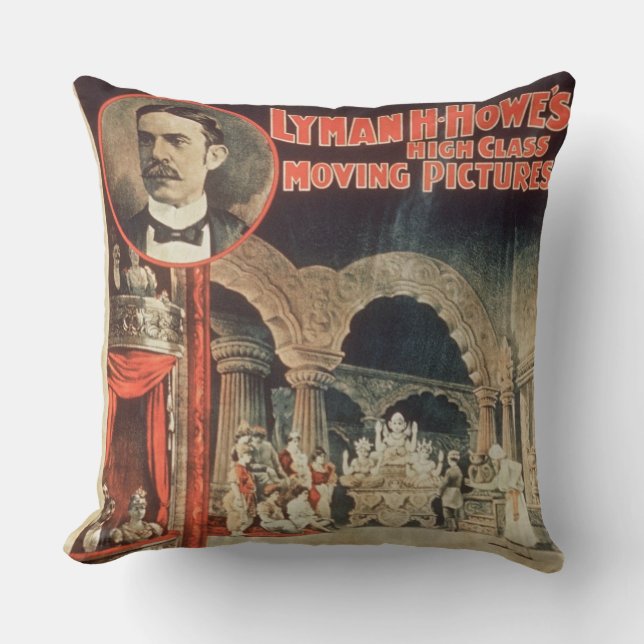 Coussin Mouvements de première qualité de Lyman H. Howe's (Recto)