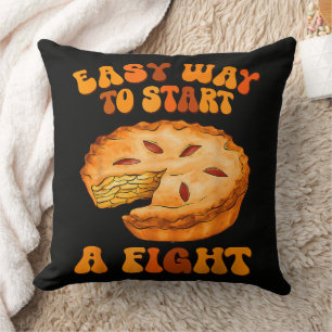 Coussin Moyen Facile de Commencer une Bagarre Tarte à la C
