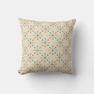 Coussin Moyenne siècle rétro moderne modèle numéro 7