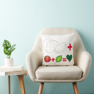 Coussin Mozzarella italienne + Tomate + Basil = Coeur d'am