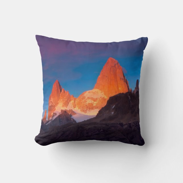 Coussin Mt Fitz Roy au lever de soleil (Recto)