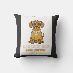 Coussin Mug Café Énergie Maman Chien Saucisse Teckel Migno