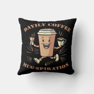 Coussin Mugspiration quotidienne du café