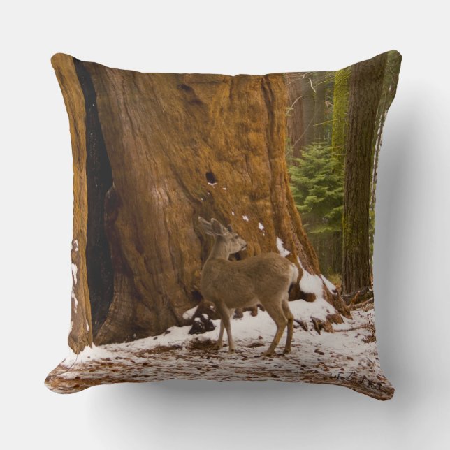 Coussin Mule Deer (Recto)