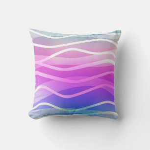 Coussin Multicolor léger, disposition arc-en-ciel avec lig