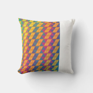 coussin multicolore