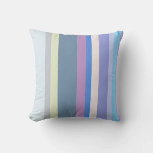 Coussin Multicolore jaune/gris/beige/rose/violet/bleu