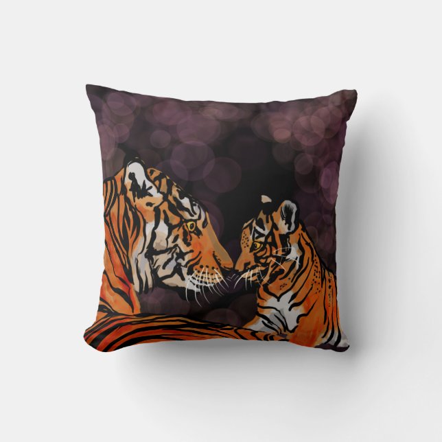 Coussin Mum tigre (Recto)