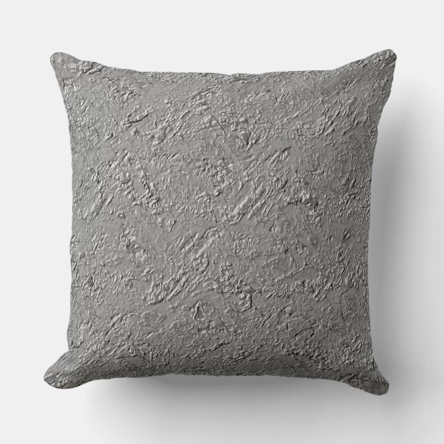 Coussin Mur défectueux avec texture grise (Recto)