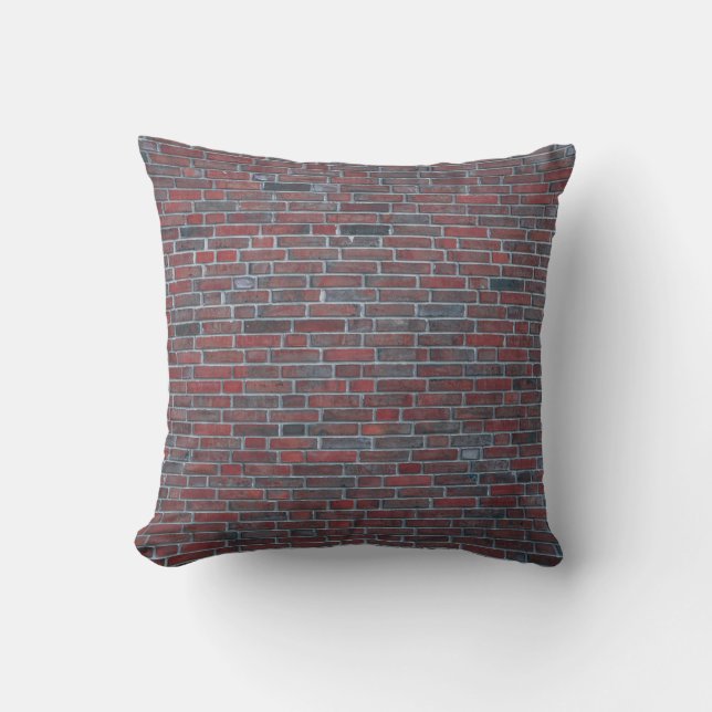 Coussin Mur en brique (Recto)