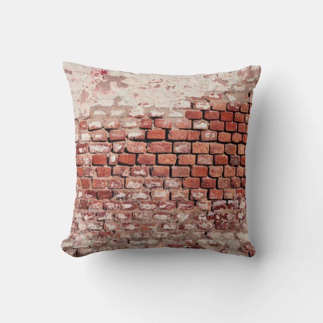 Coussin Mur en brique (Recto)