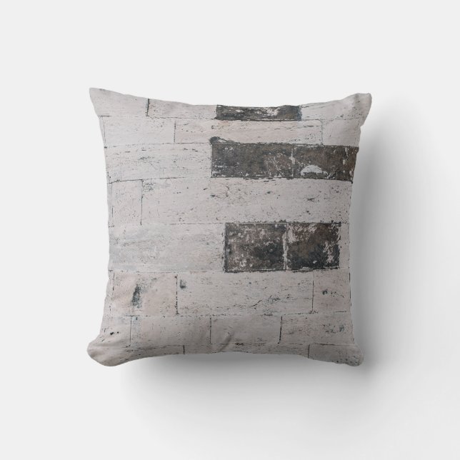 Coussin Mur en ciment gris (Recto)