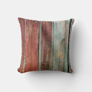 Coussin mur en vintage coloré abstrait, vieilli, arrière -