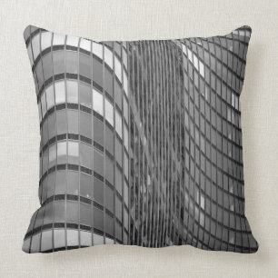 Coussin Mur rideau en acier et en verre de moderne