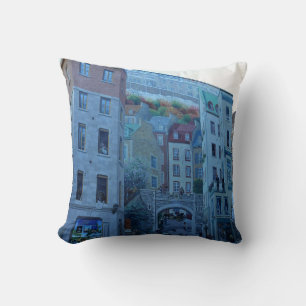Coussin Mural à Old Québec, Québec, Canada