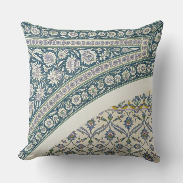 Coussin Murez les tuiles de la sibylle D'Abd-EL-Rahman (Recto)