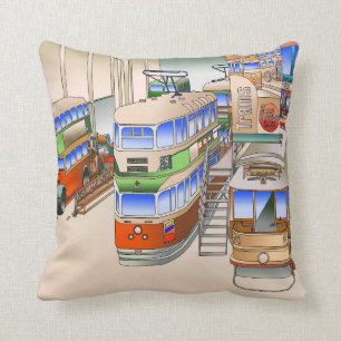 Coussin Musée Glasgow Ecosse de transport de Glasgow