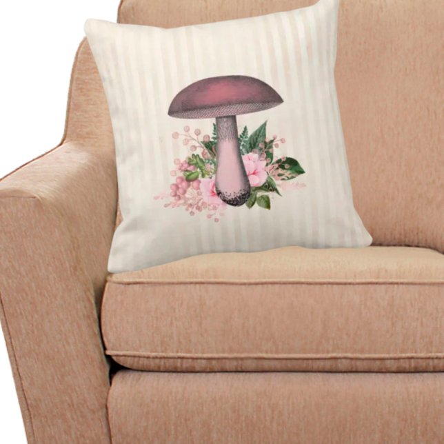Coussin Mushroom et compilation florale (Créateur téléchargé)