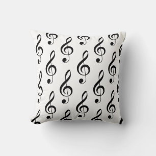 Coussin musical Treble Clef