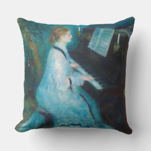Coussin Musicien de piano Renoir Woman