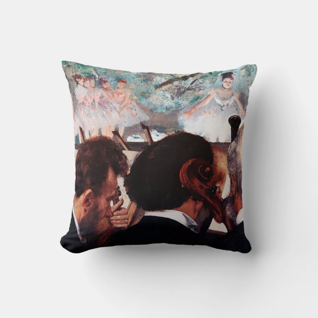 Coussin Musiciens d'orchestre, Edgar Degas (Recto)