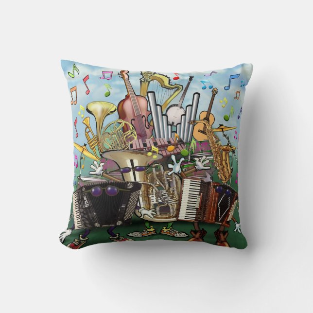 Coussin Musique (Recto)