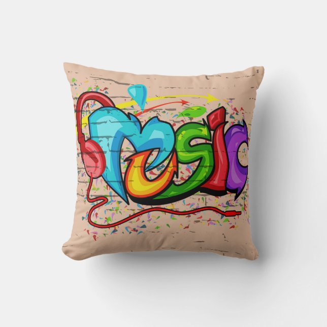 Coussin Musique (Recto)