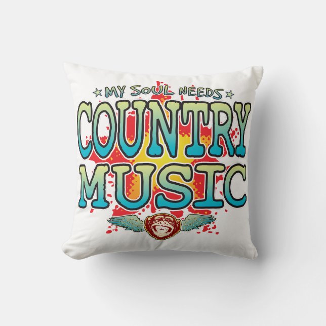 Coussin Musique country Soul Cushion (Recto)