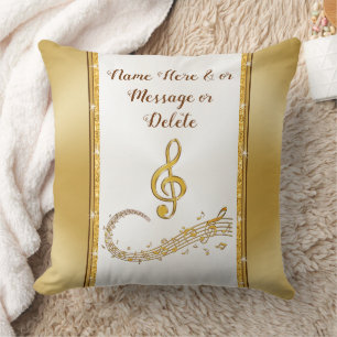 Coussin MUSIQUE Coussin, Cadeaux de musique personnalisée