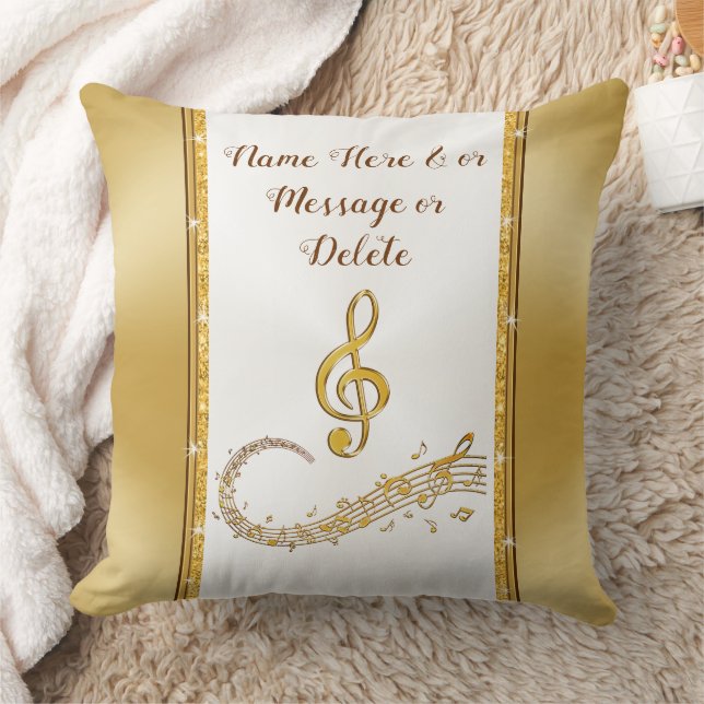 Coussin MUSIQUE Coussin, Cadeaux de musique personnalisée (Couverture)
