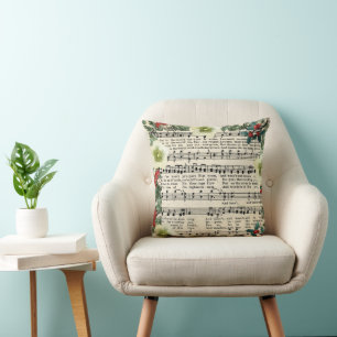 Coussin Musique de Noël, Joie au monde,