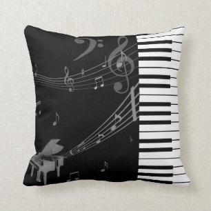 Coussin Musique de piano