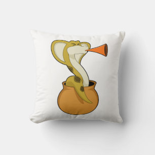 Coussin Musique de Trumpet Snake
