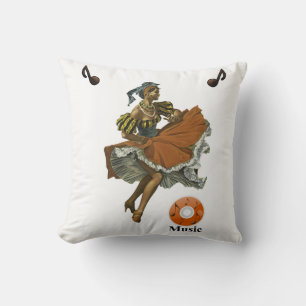 Coussin Musique d'oreiller jeté