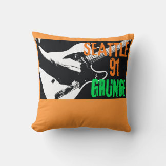 Coussin Musique Grunge de Seattle 1991