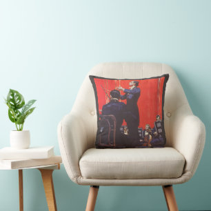 Coussin Musique vintage, Conduite d'un orchestre