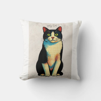 Coussin My cat Tshort