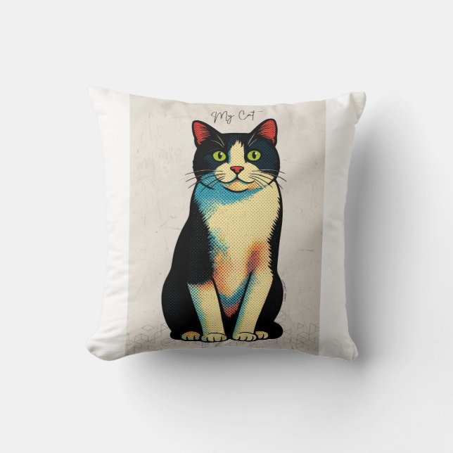 Coussin My cat Tshort (Recto)