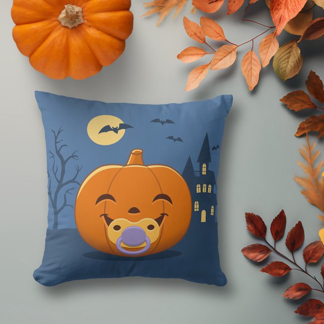 Coussin My First Halloween Pacifier Pumpkin (Créateur téléchargé)