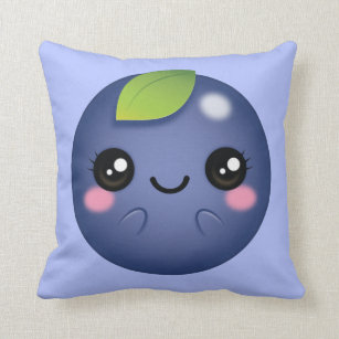 Coussins Fruits De Kawaii  Zazzle fr