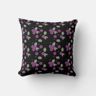 Coussin Myrtilles Confetti Fruits et Points