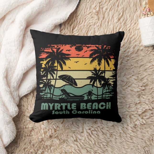 Coussin Myrtle Beach Caroline du Sud vintage (Couverture)