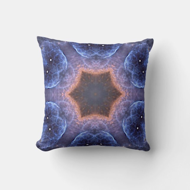 Coussin Mystère bleu (Recto)
