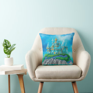 Coussin Mystic Blue Palace Jeu d'oreiller