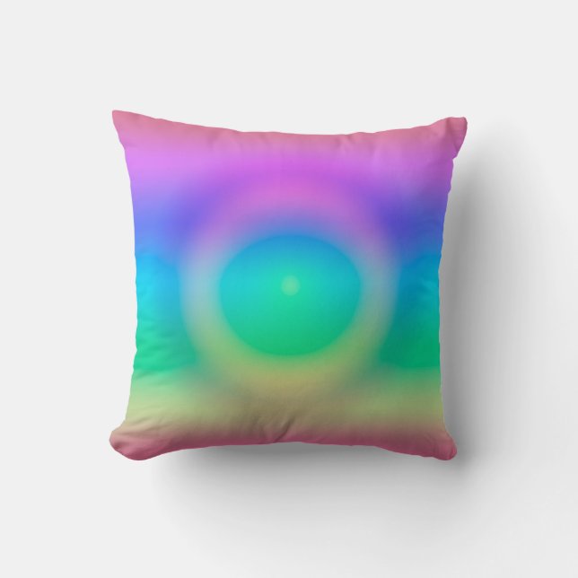 Coussin Mystic Rainbow Eye Ombre (Recto)
